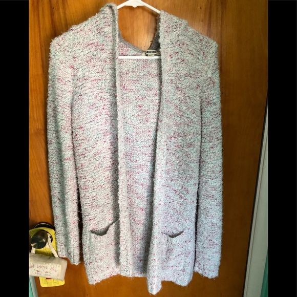 Cherokee Sweaters - Fluffy Cardigan with Hood